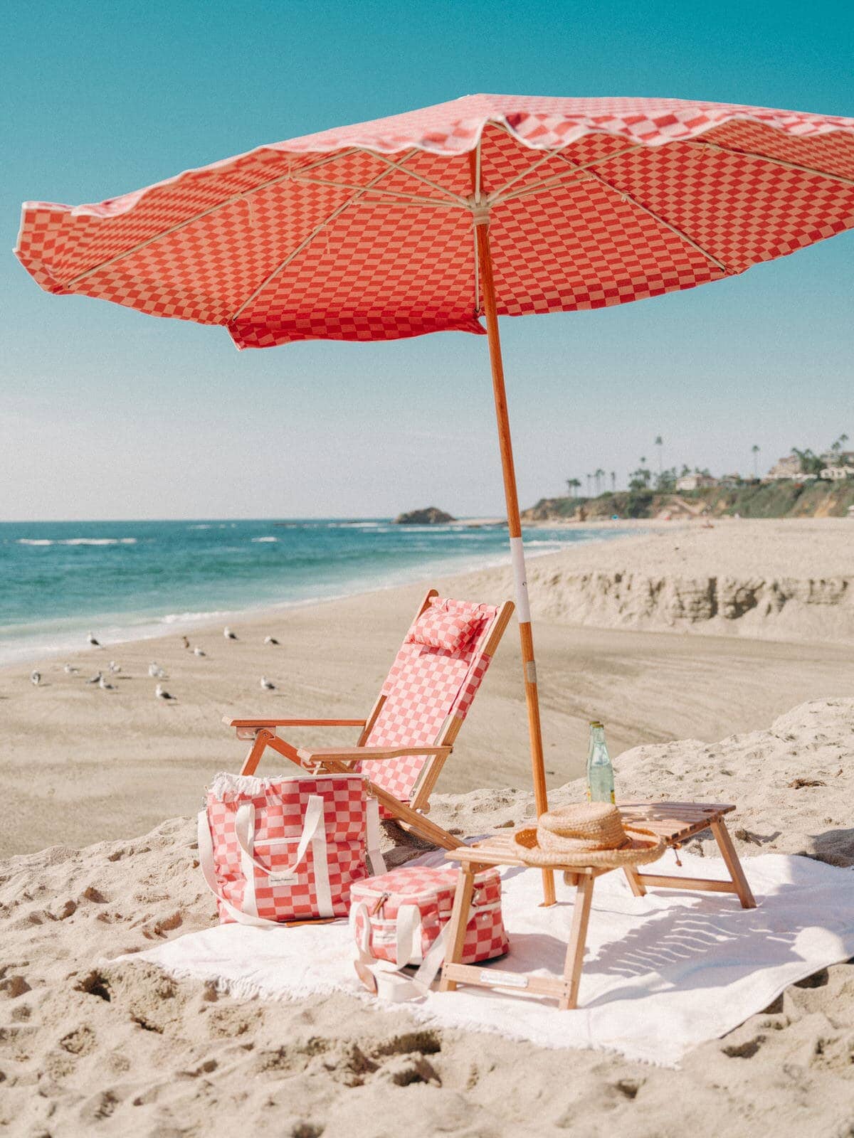 le sirenuse amalfi, tommy chair and accessories on the beach