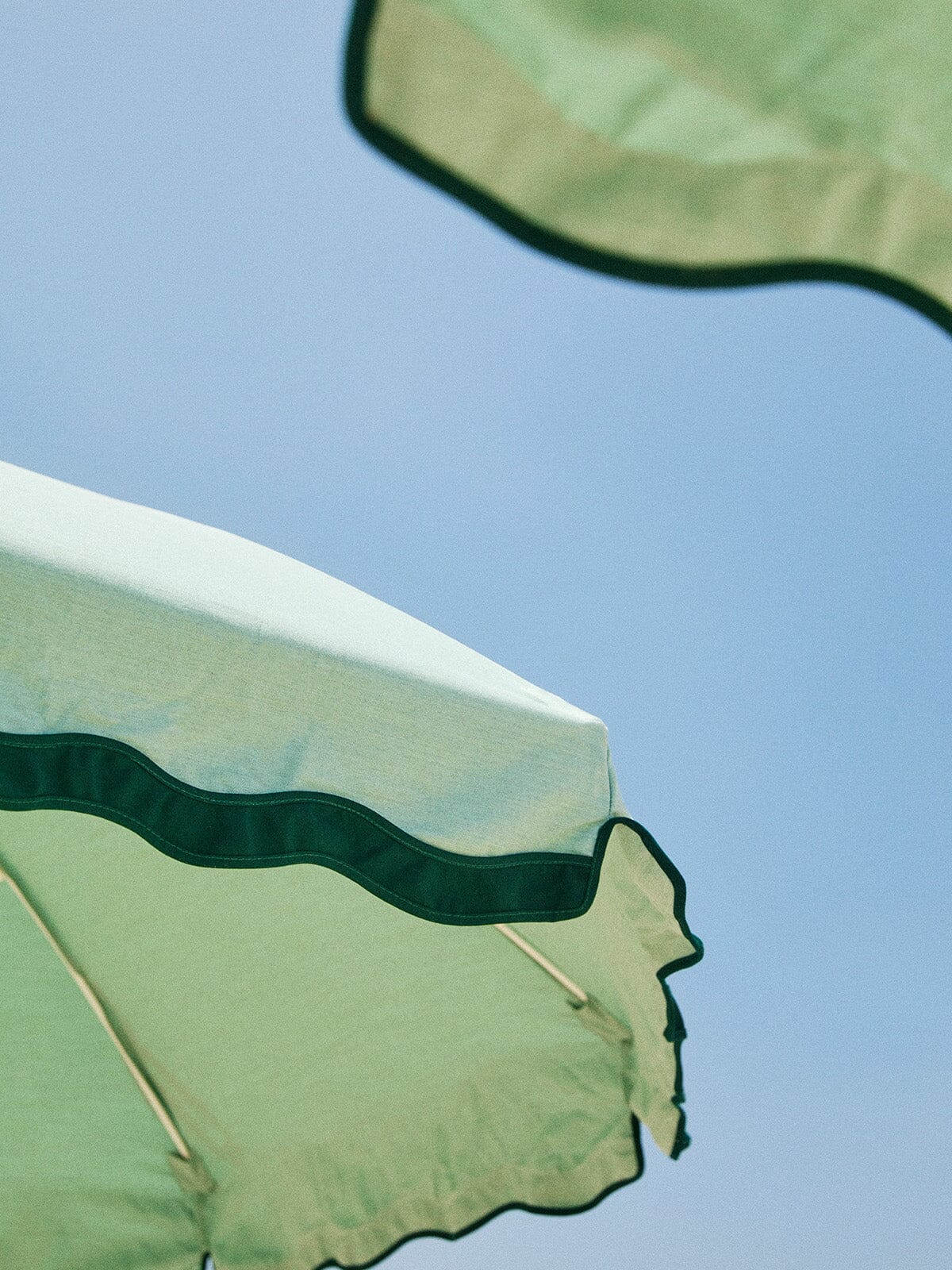 rivie green beach club umbrellas