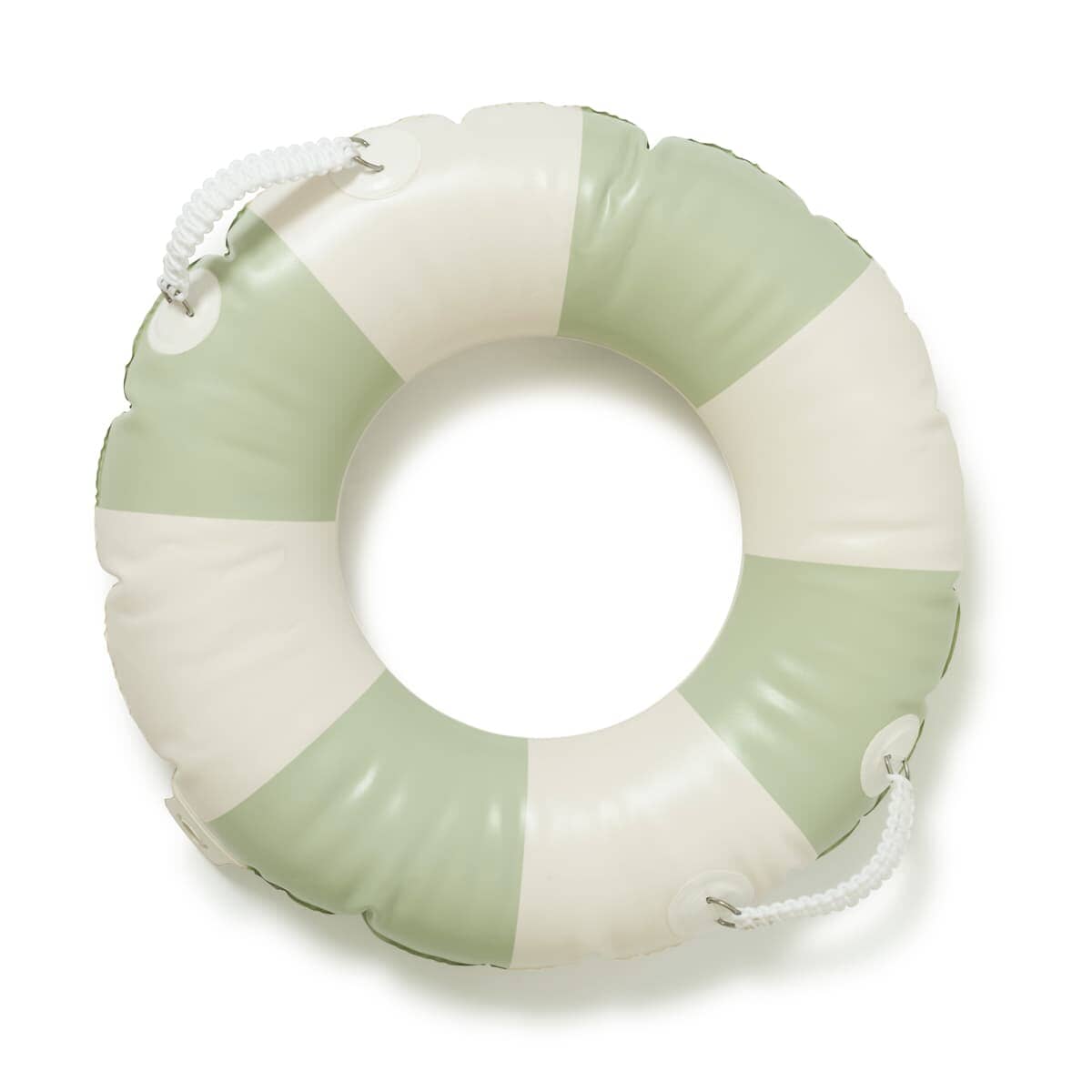 Studio image of green pool float