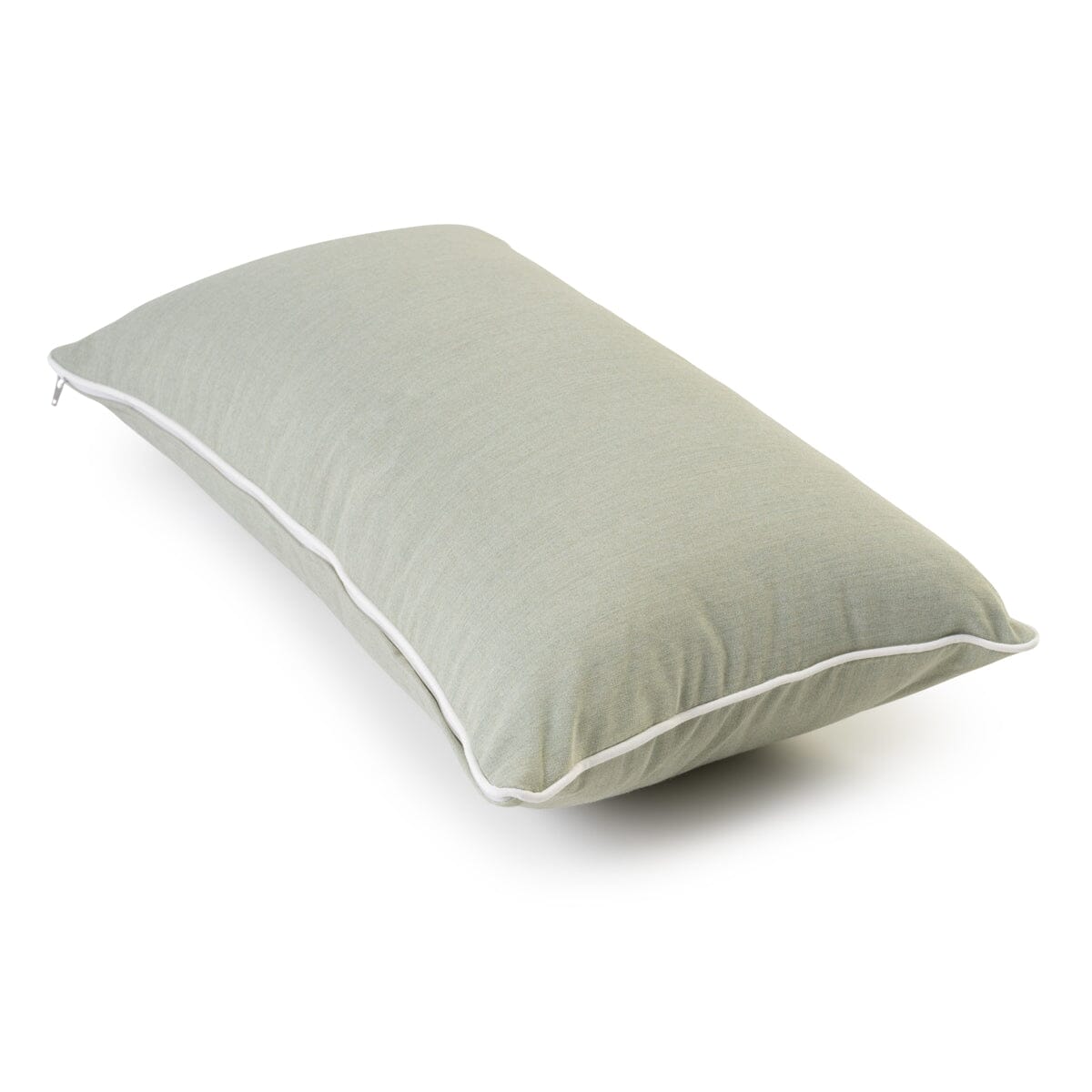 Studio image of green rectangle throw pillow