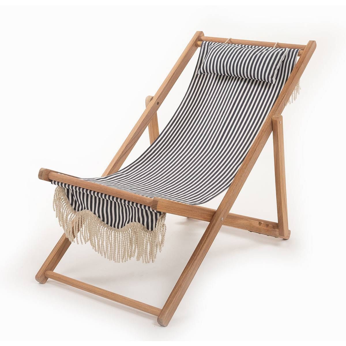The Sling Chair - Lauren's Navy Stripe - Business & Pleasure Co