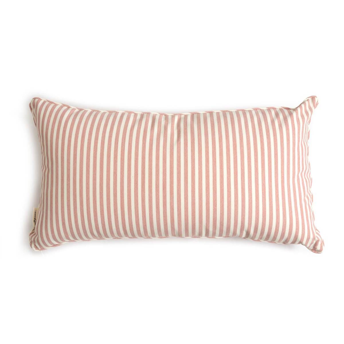 studio image of pink rectangle throw pillow