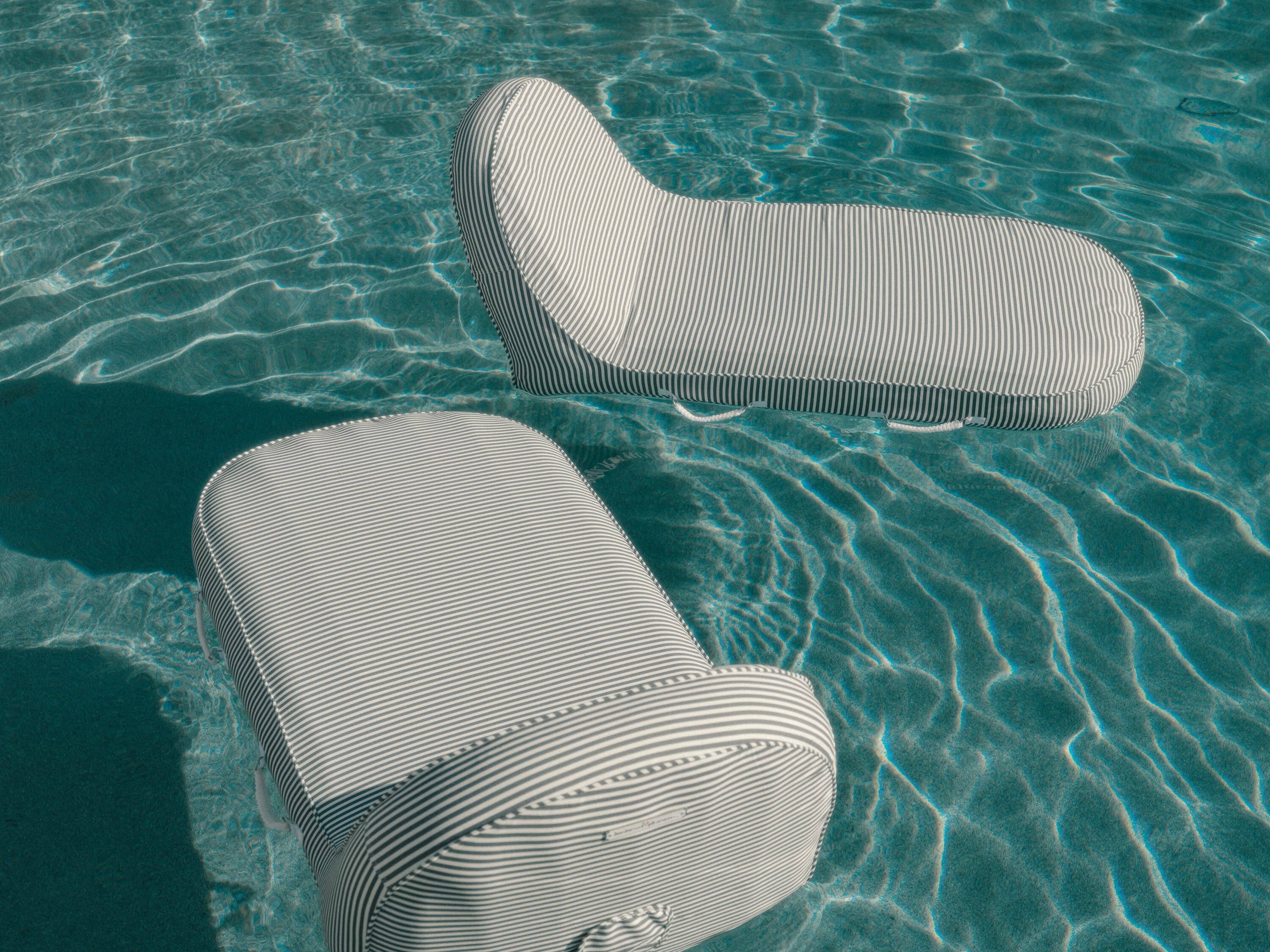 pool floats in a pool