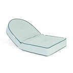 Studio image of riviera green reclining pillow lounger