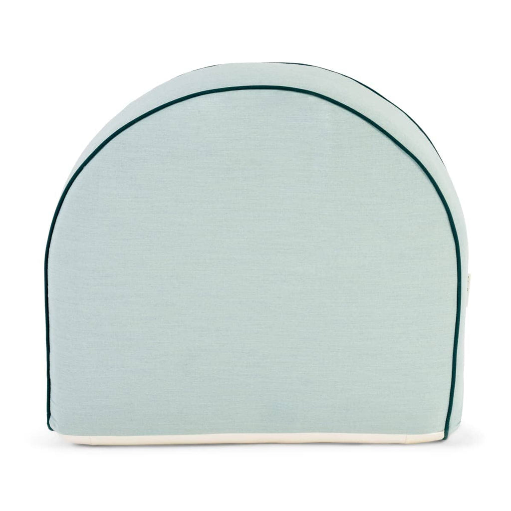 Studio image of riviera green reclining pillow lounger