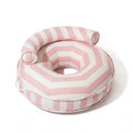 The Canvas Pool Ring Business & Pleasure Co. Crew Pink Stripe 