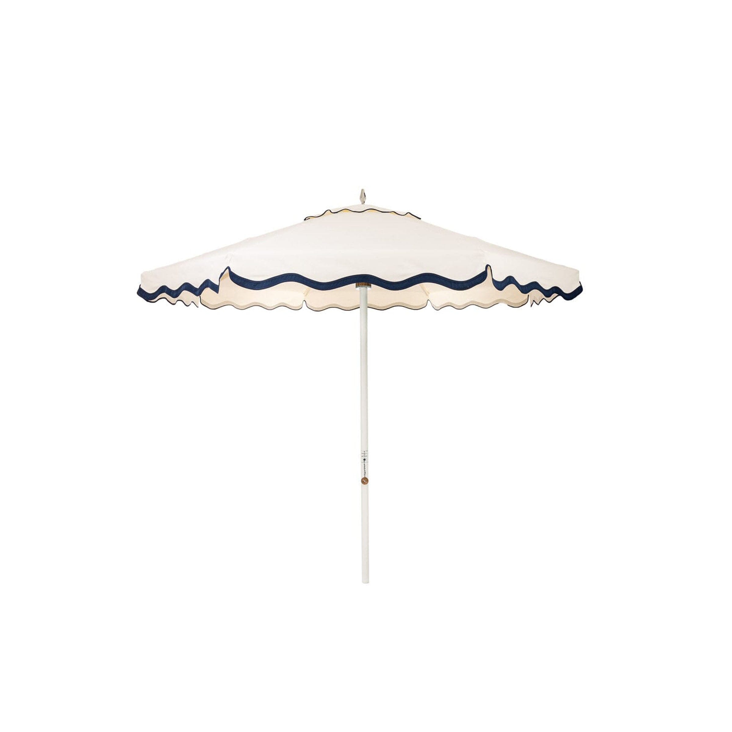 The Resort Market Umbrella Rivie White Canopy Antique White Frame