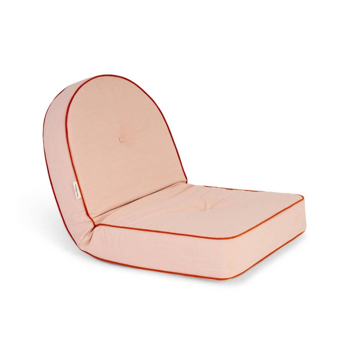 Studio image of Riviera pink reclining pillow lounger