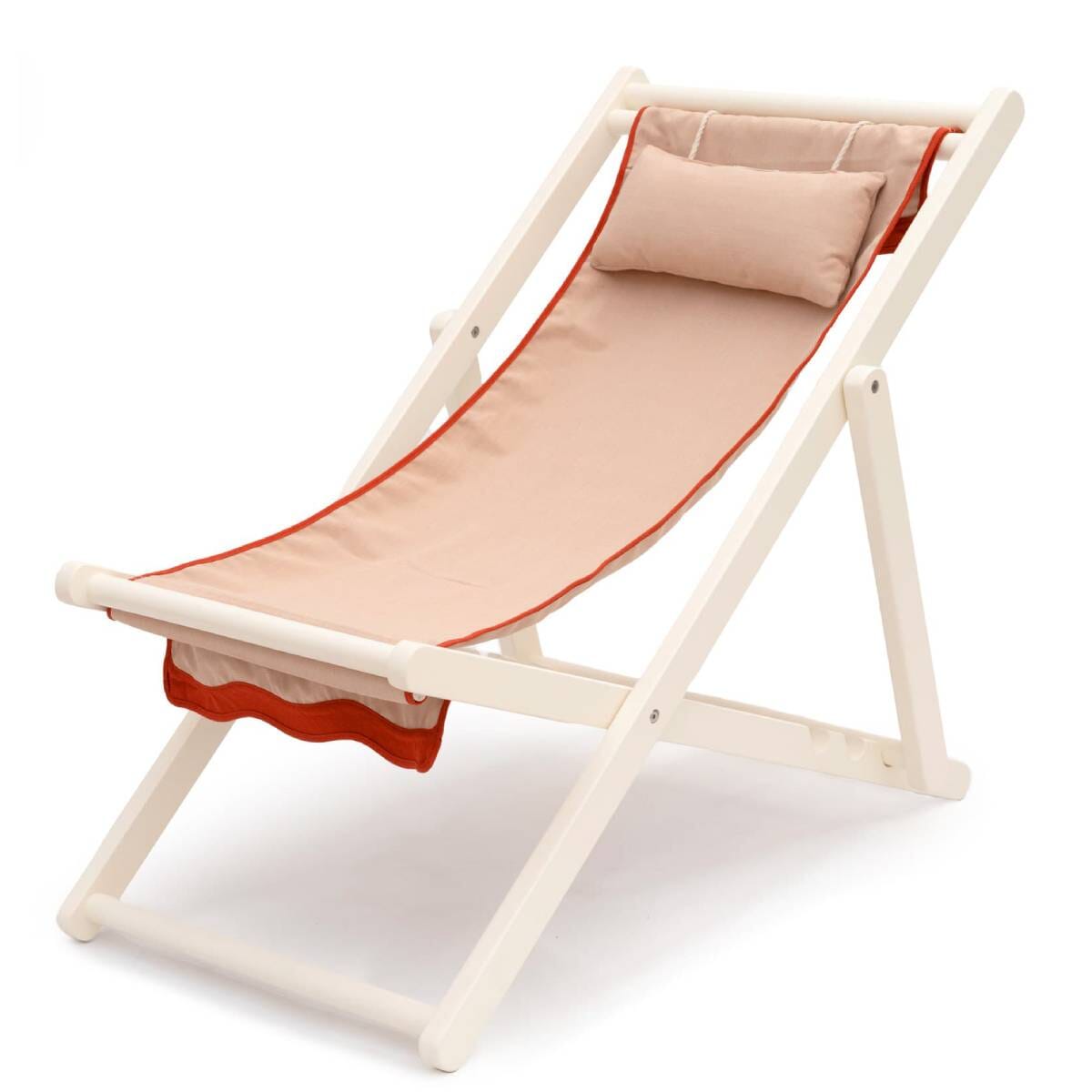 studio image of riviera pink sling chair