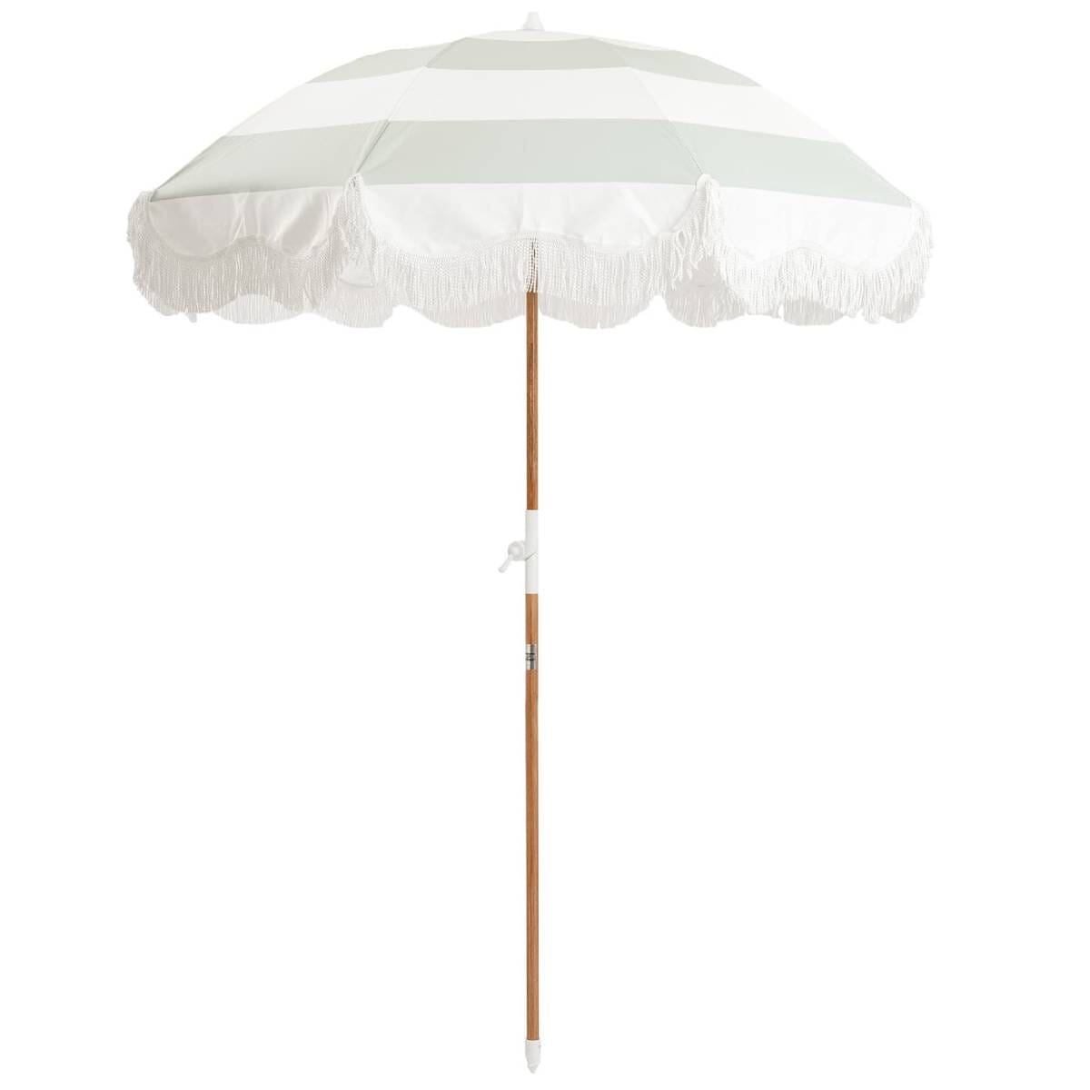 studio image of sage holiday umbrella