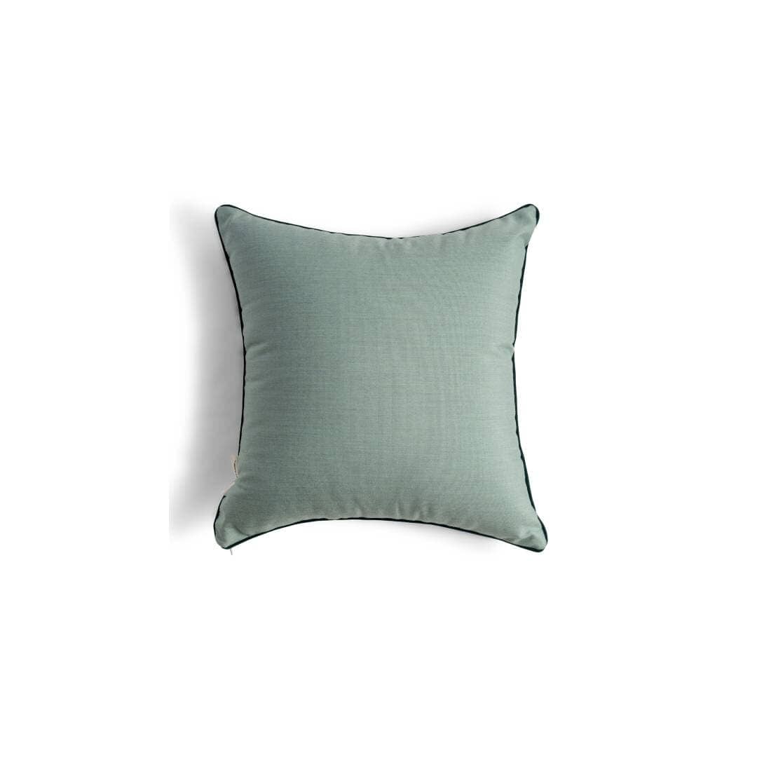 Studio image of green small throw pillow