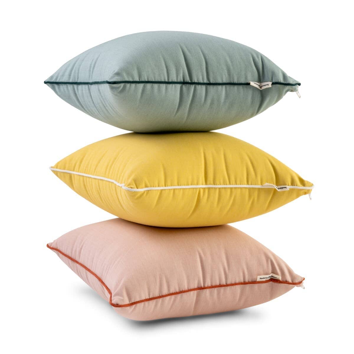 Studio image of small throw pillows