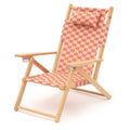 Studio image of sirenuse check tommy chair