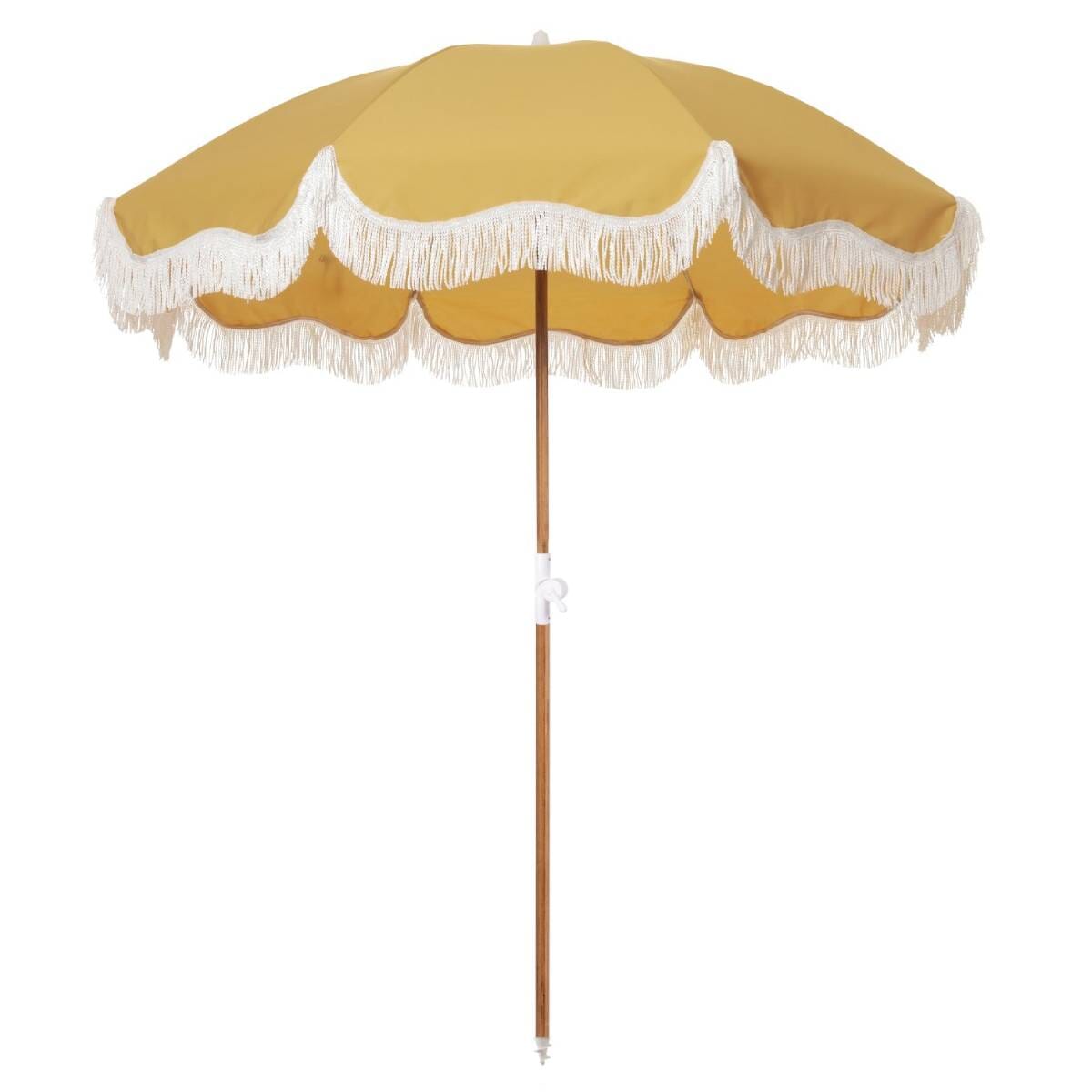 The Holiday Beach Umbrella - Vintage Gold - Business & Pleasure Co
