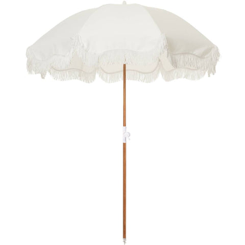 The Holiday Beach Umbrella - Antique White