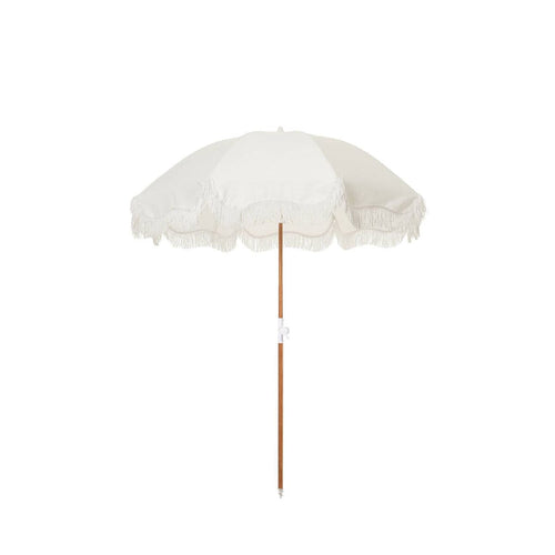 The Holiday Beach Umbrella - Antique White Holiday Beach Umbrella Business & Pleasure Co 