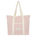 The Beach Bag - Lauren's Pink Stripe - Business & Pleasure Co