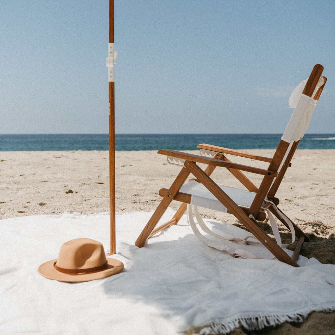 The Beach Blanket - Antique White Beach Blanket Business & Pleasure Co 