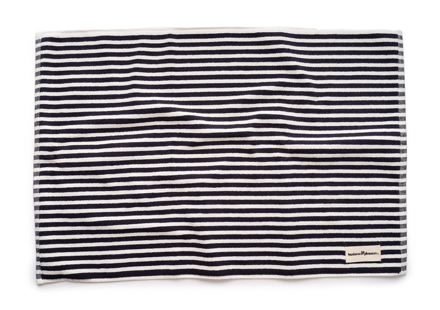 The Bath Mat - Lauren's Navy Stripe