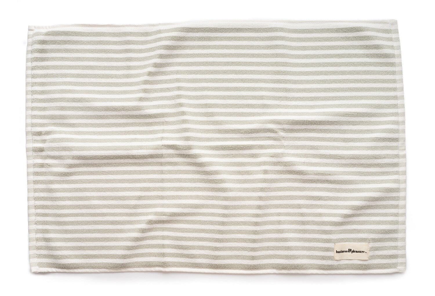 The Bath Mat - Lauren's Sage Stripe