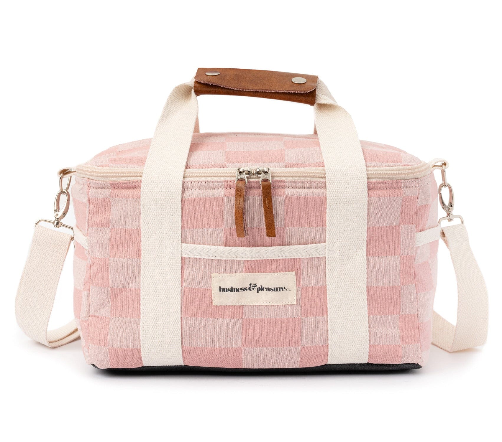 The Premium Cooler Bag - Dusty Pink Check Premium Cooler Business & Pleasure Co 