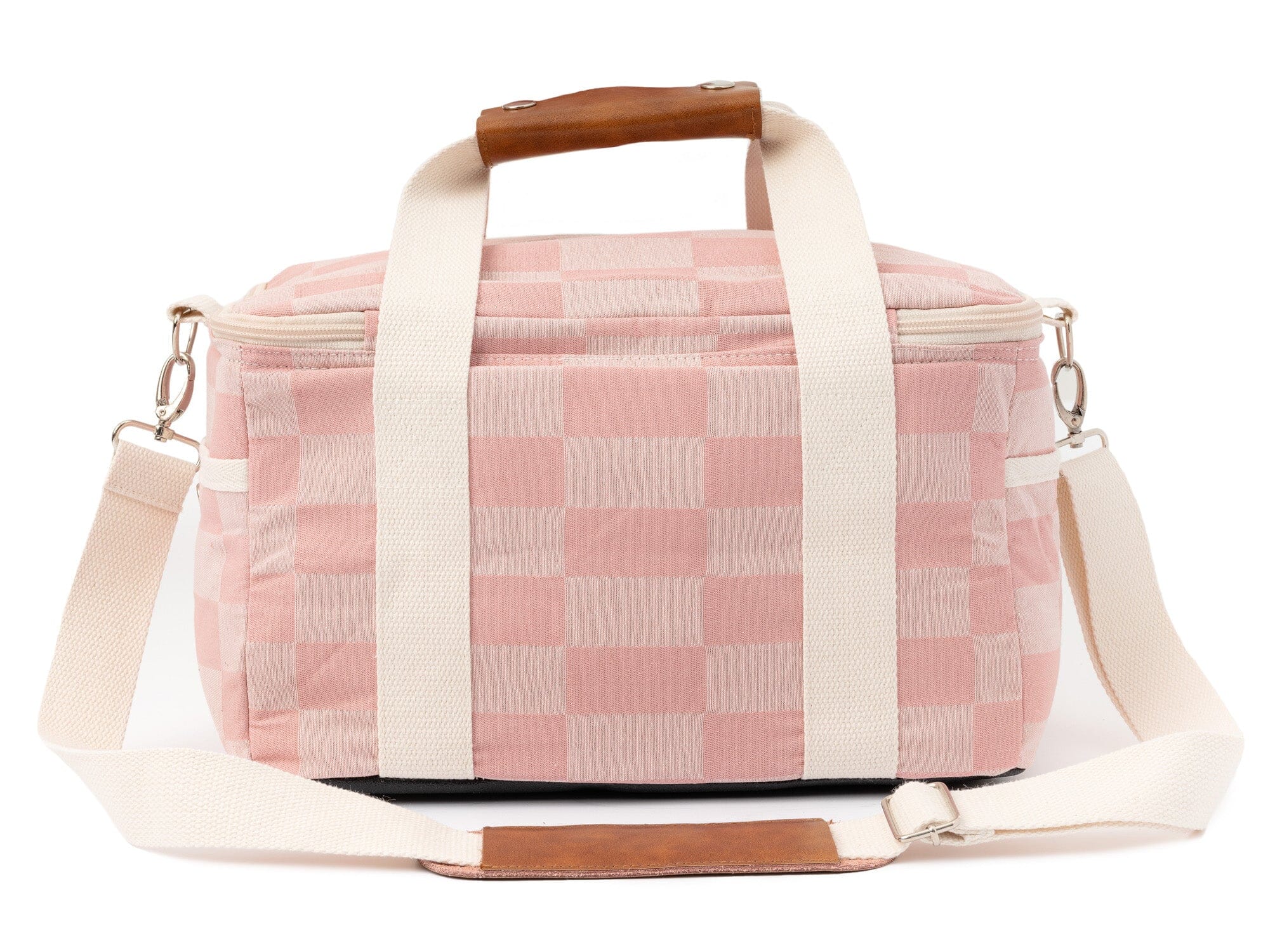The Premium Cooler Bag - Dusty Pink Check