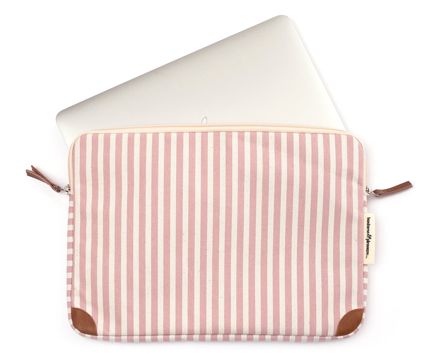 The Laptop Sleeve - Lauren's Pink Stripe