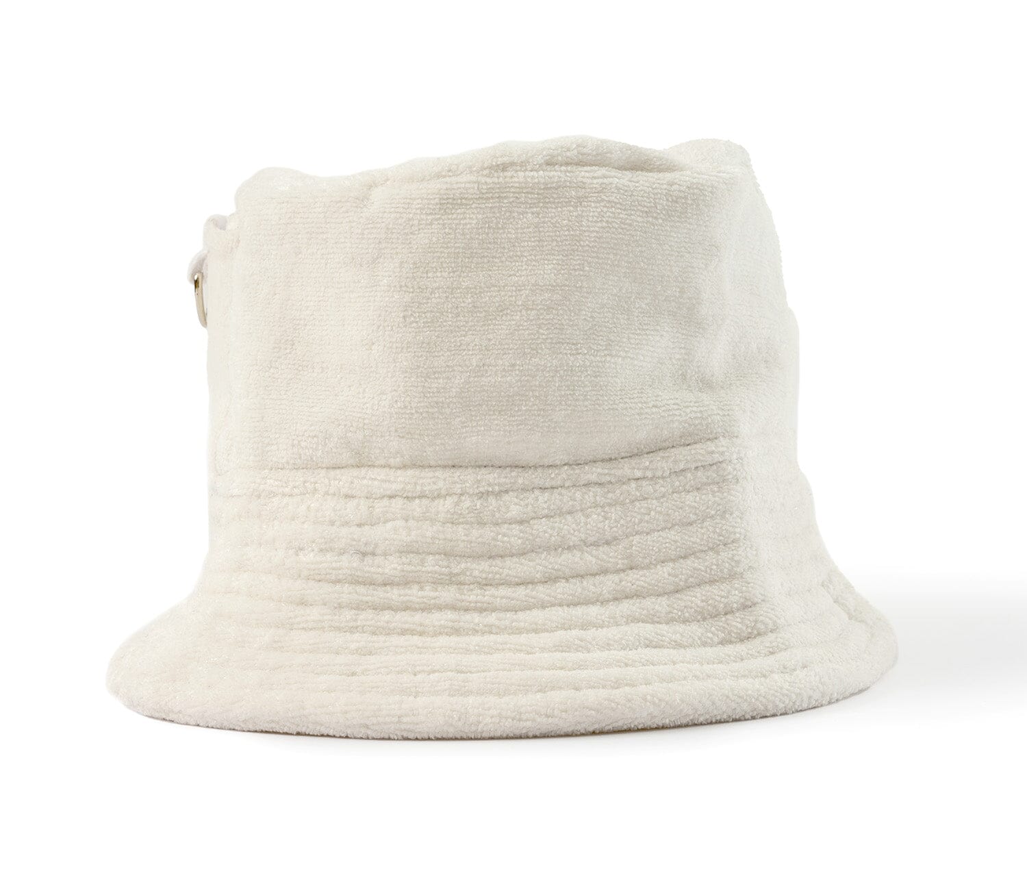 The Towelling Bucket Hat - Antique White