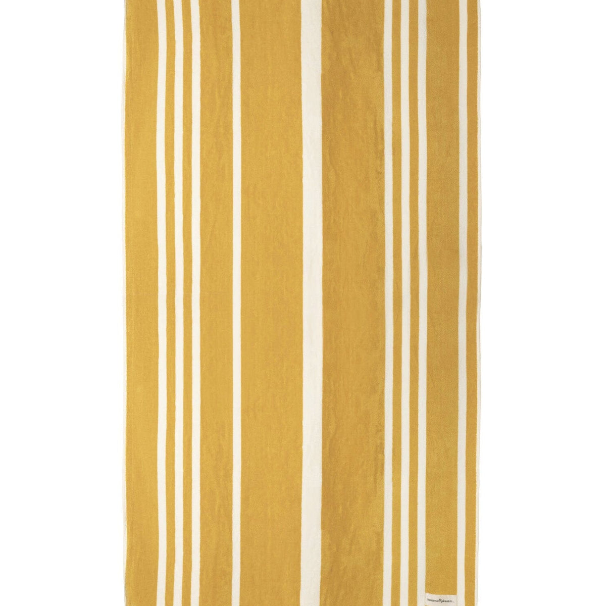 Beach Towel | Checker in Yellow by Pigment