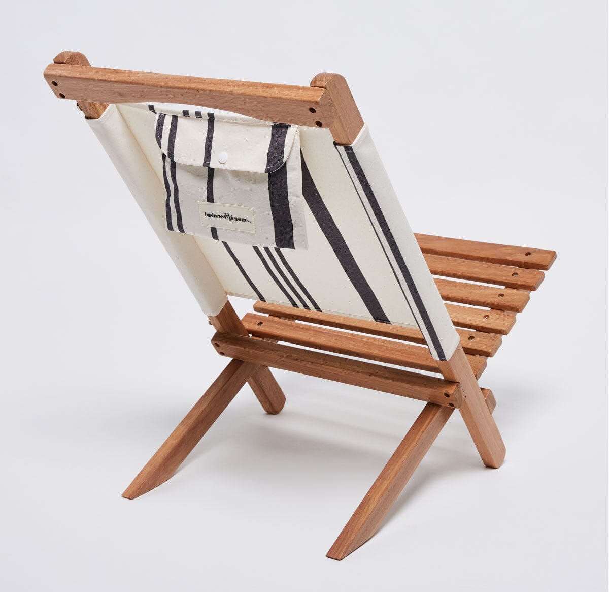 The 2-Piece Chair - Vintage Black Stripe 2-Piece Chair Business & Pleasure Co 