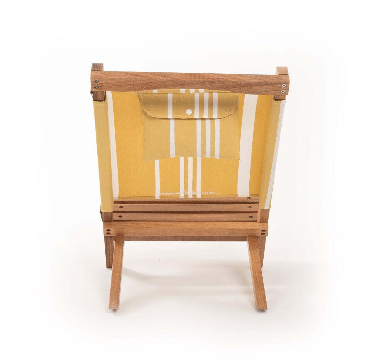 The 2-Piece Chair - Vintage Yellow Stripe 2-Piece Chair Business & Pleasure Co 