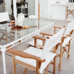 The Directors Chair - Table Height - Antique White Director Chair Business & Pleasure Co 