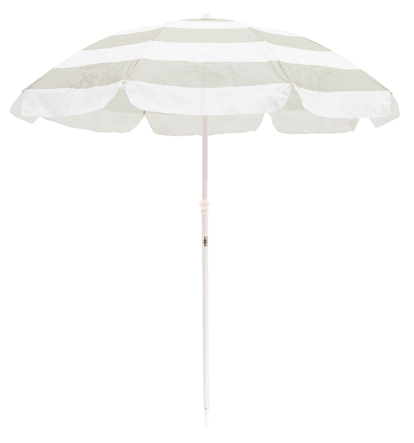 The Family Beach Umbrella - Sage Capri Stripe
