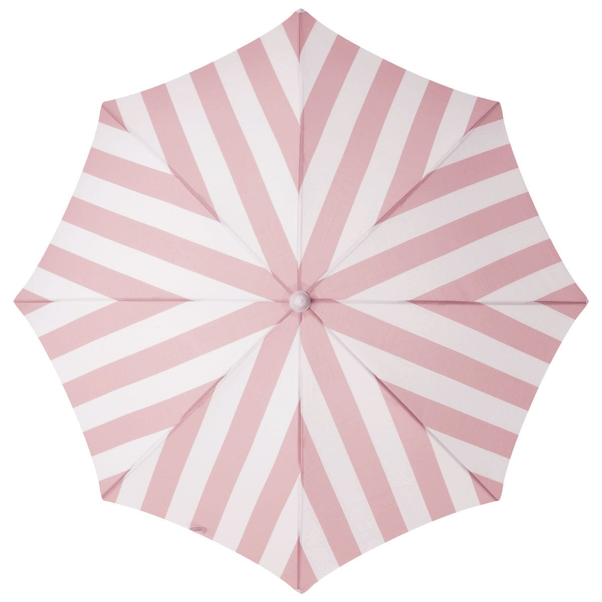 The Holiday Beach Umbrella - Pink Crew Stripe Holiday Beach Umbrella Business & Pleasure Co 