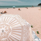 The Holiday Beach Umbrella - Eyelet Holiday Beach Umbrella Business & Pleasure Co 