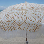 The Holiday Beach Umbrella - Eyelet Holiday Beach Umbrella Business & Pleasure Co 