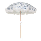 The Holiday Beach Umbrella - Le Basque Navy Holiday Beach Umbrella Business & Pleasure Co 