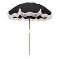 The Holiday Beach Umbrella - Vintage Black Holiday Beach Umbrella Business & Pleasure Co 