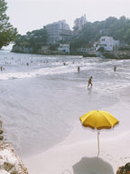The Holiday Beach Umbrella - Vintage Gold Holiday Beach Umbrella Business & Pleasure Co 