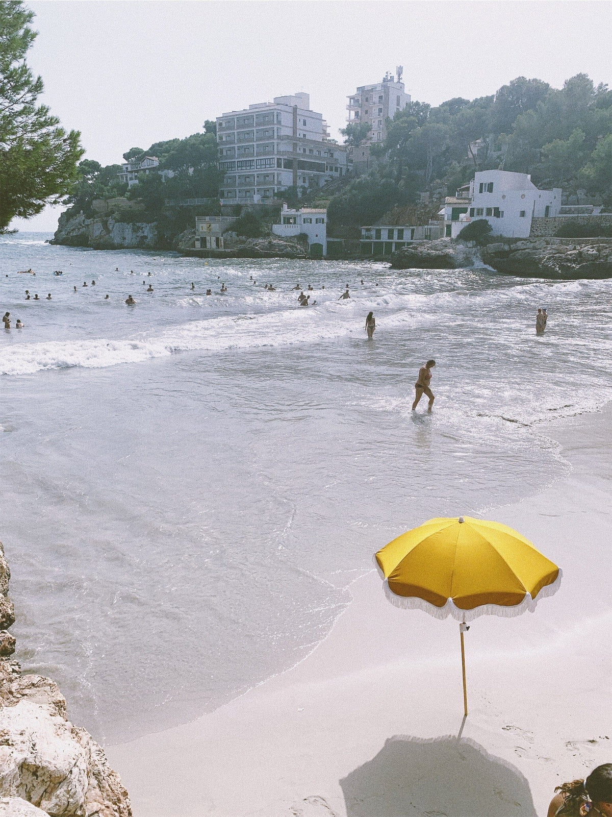 The Holiday Beach Umbrella - Vintage Gold Holiday Beach Umbrella Business & Pleasure Co 