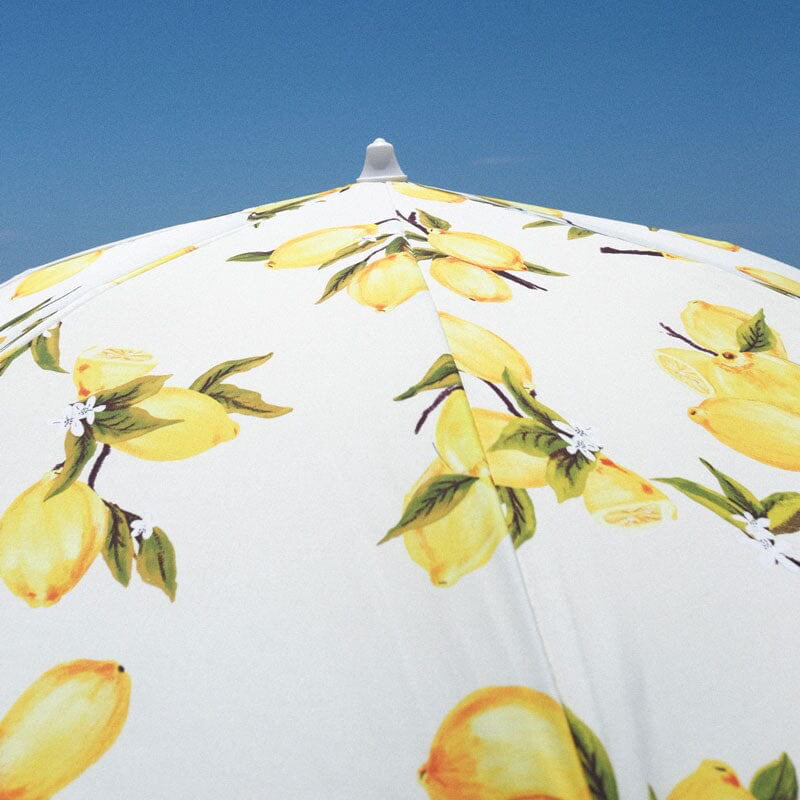 The Holiday Beach Umbrella - Vintage Lemons Holiday Beach Umbrella Business & Pleasure Co 