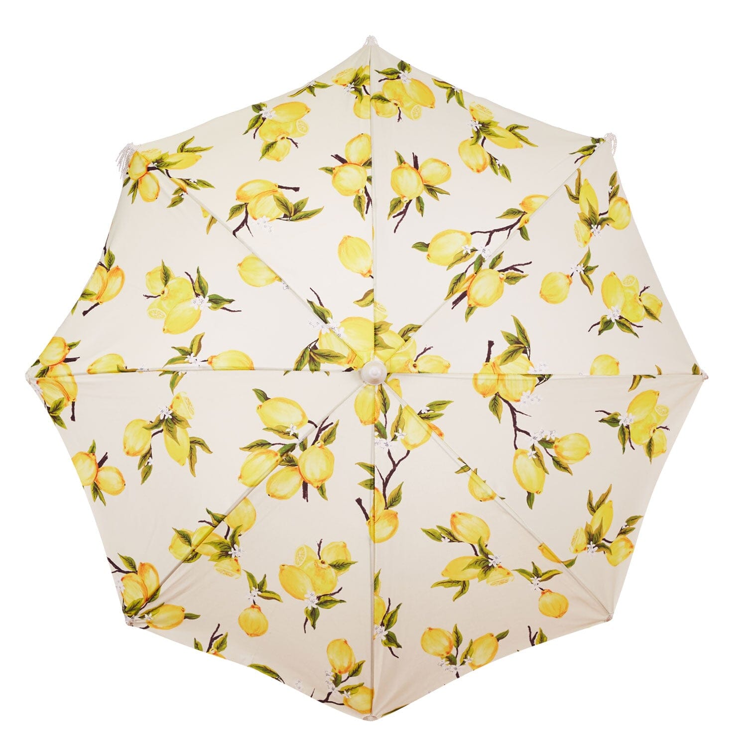The Holiday Beach Umbrella - Vintage Lemons Holiday Beach Umbrella Business & Pleasure Co 