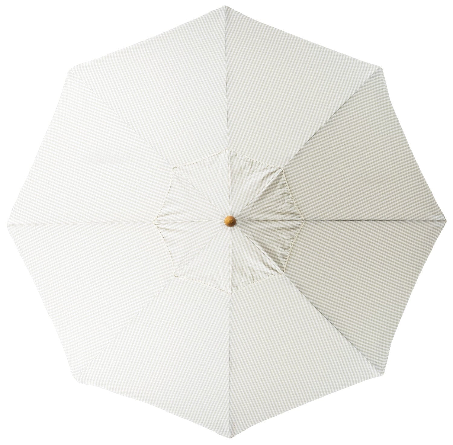 The Market Umbrella - Lauren's Sage Stripe Market Umbrella Business & Pleasure Co 