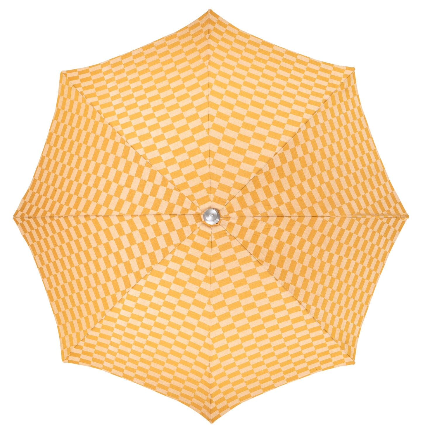 The Premium Beach Umbrella - Vintage Gold Check