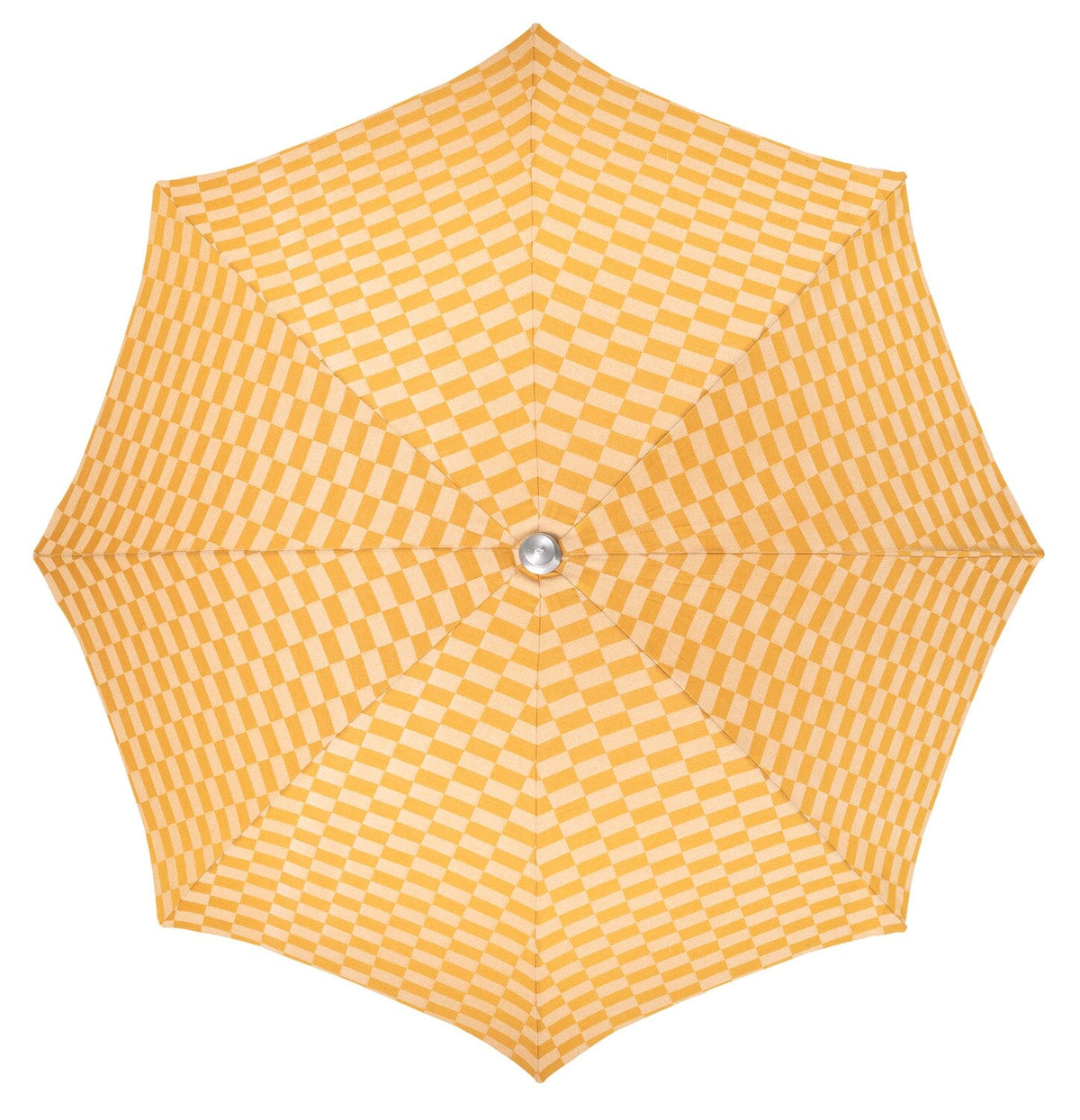 The Premium Beach Umbrella - Vintage Gold Check Premium Beach Umbrella Business & Pleasure Co 