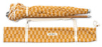 The Premium Beach Umbrella - Vintage Gold Check Premium Beach Umbrella Business & Pleasure Co 