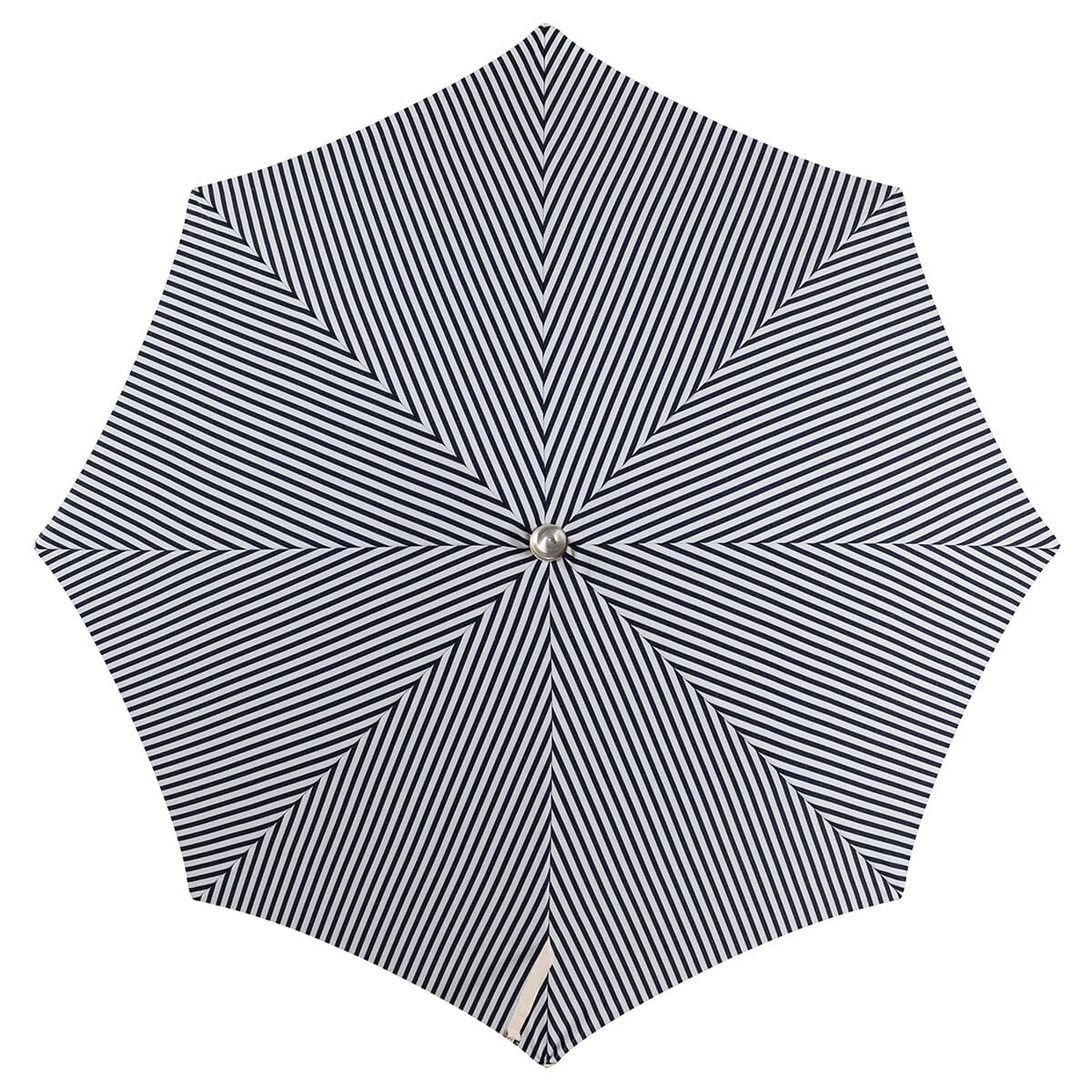 The Premium Beach Umbrella - Lauren's Navy Stripe Premium Beach Umbrella Business & Pleasure Co 