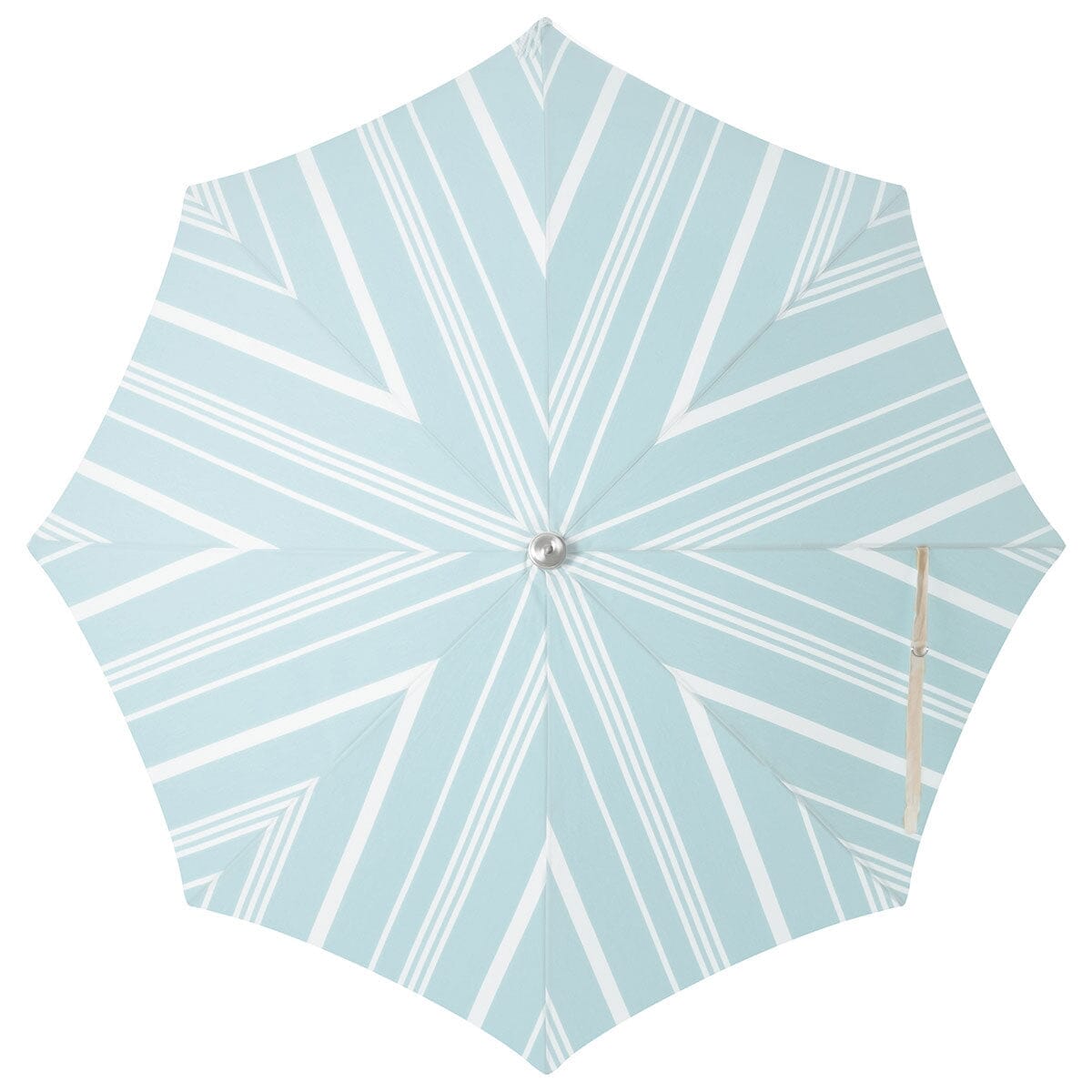 The Premium Beach Umbrella - Vintage Blue Stripe