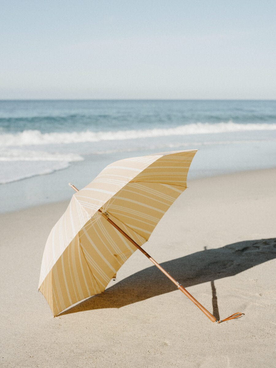 The Rain Umbrella - Vintage Yellow Stripe