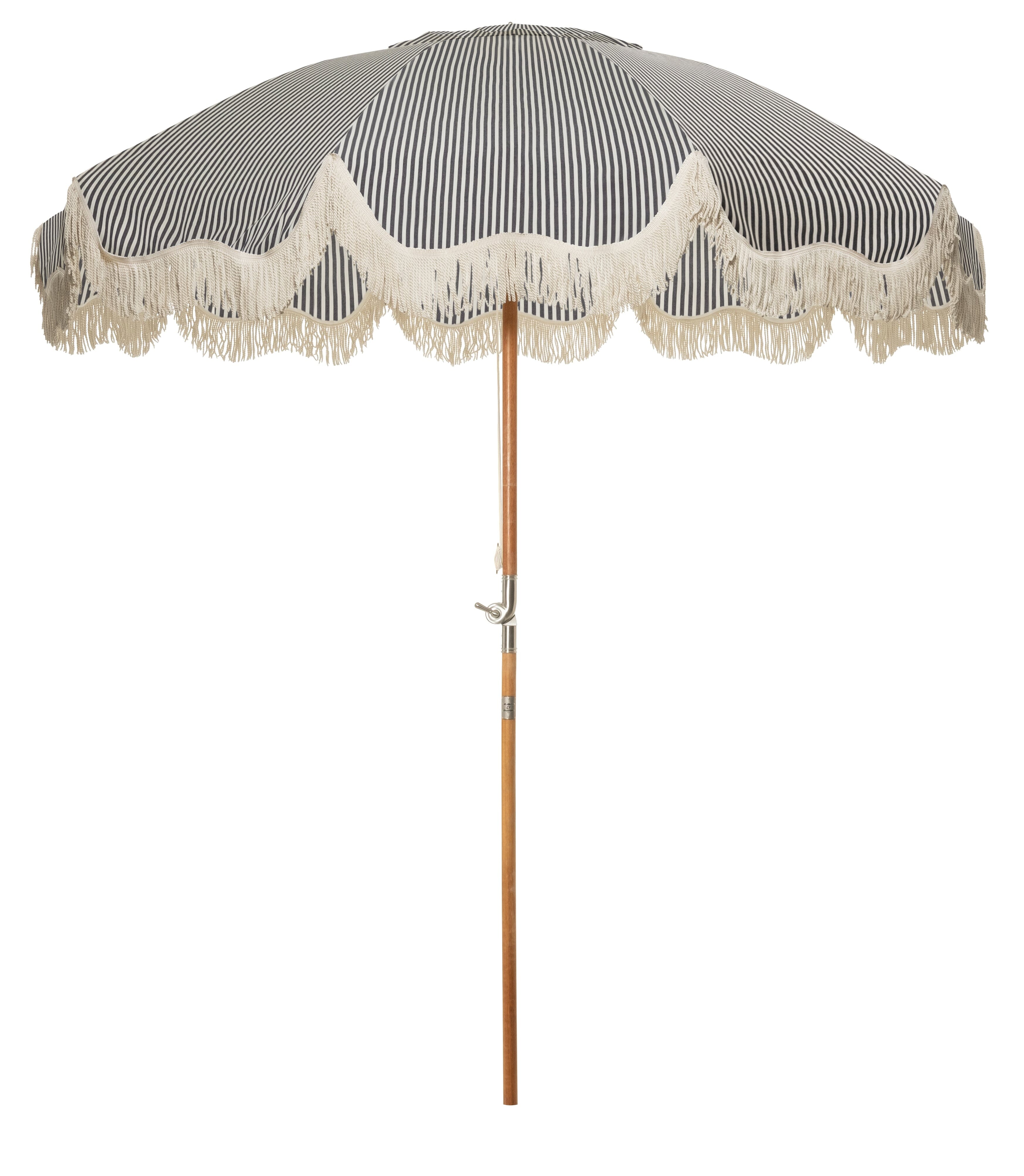 The Patio Umbrella - Lauren's Navy Stripe - Business & Pleasure Co